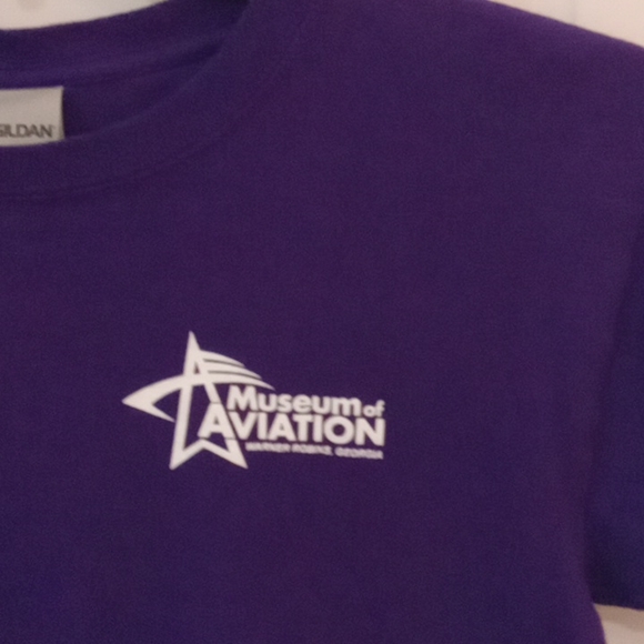 Purple Museum of Aviation T-shirt - Picture 2 of 8